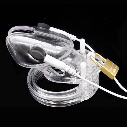 【男性用貞操具】Volt Cage Electro Chastity Cage Clear【電気刺激】画像3