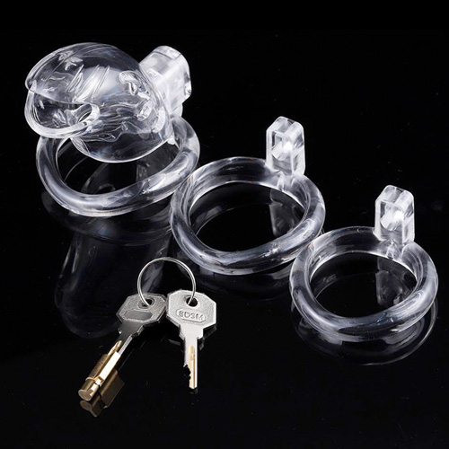 【男性用貞操具】Shark Cage Chastity Cage Clear画像4