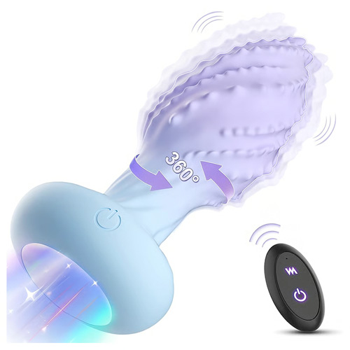 触手モンスター 7色LED 360度回転 10振動 前立腺開発 遠隔プレイ アナルバイブ画像6