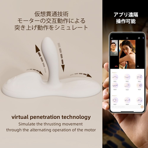 据置型 股がり式3点同時責めバイブ ZALO FLORA ザロ フローラ画像5