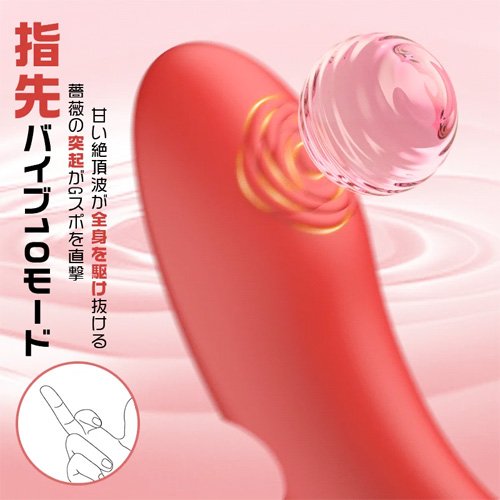 舌震えフィンガーGスポ＆クリ同時責め 指装着型2点責めバイブ画像3