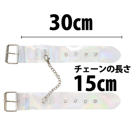 ビニールマニア首輪手枷セット画像4