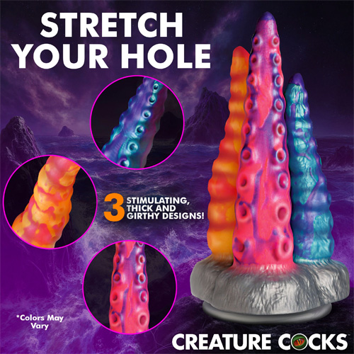 TentaTrio Silicone Dildo画像3