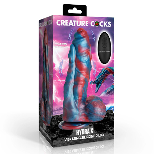 Hydra X Vibrating Silicone Dildo画像6