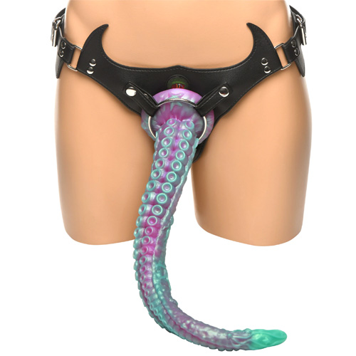 Tenta Harness Silicone Dildo With Harness画像6