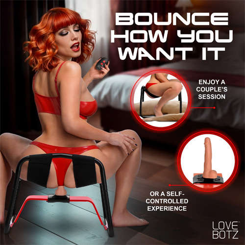 ピストンバイブディルド付きベンチ Bangin Bench With Thrusting ＆ Vibrating Dildo画像2
