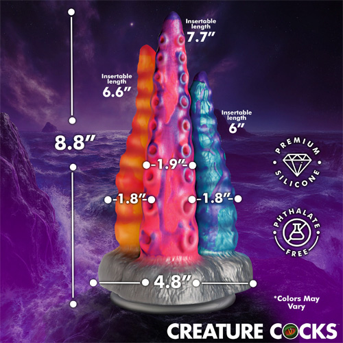 TentaTrio Silicone Dildo画像2