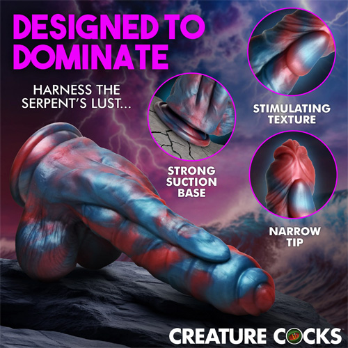 Hydra X Vibrating Silicone Dildo画像2