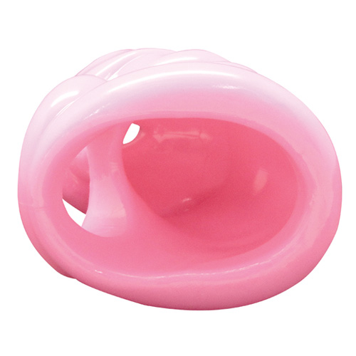 ソフトケージ貞操帯 おとこの娘用 ジャストフィット ピンク画像5