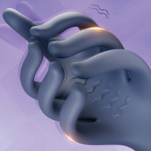 指7本型 触手フィンガー亀頭サオ責め電動オナホ画像7