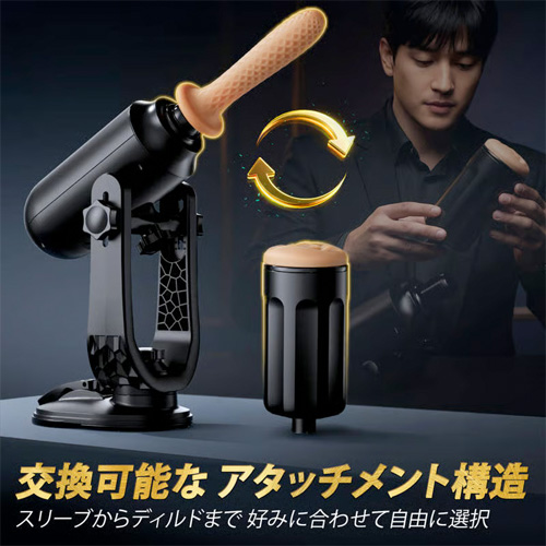 ThrustMax ピストン オナホとディルド2WAYアタッチメント付属  電動ピストンマシン画像4