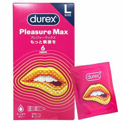 DUREX プレジャーマックス ピンク 6個入り