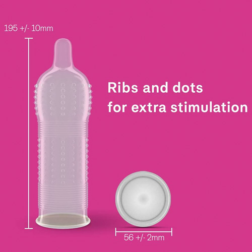 DUREX プレジャーマックス ピンク 6個入り画像3