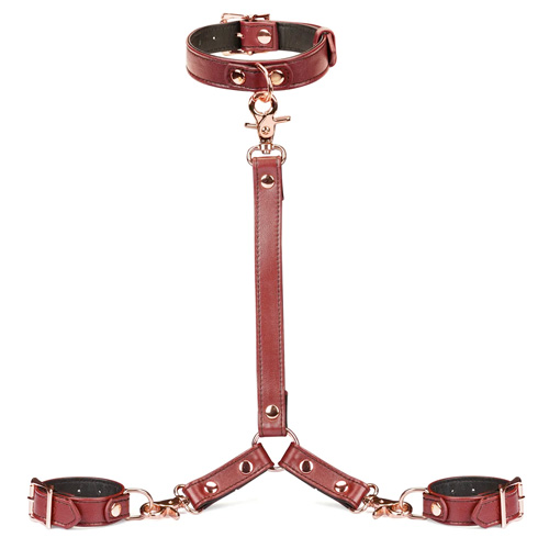 Liebe Seele Wine Red リーベゼーレ ワインレッド 首輪手枷セット画像2