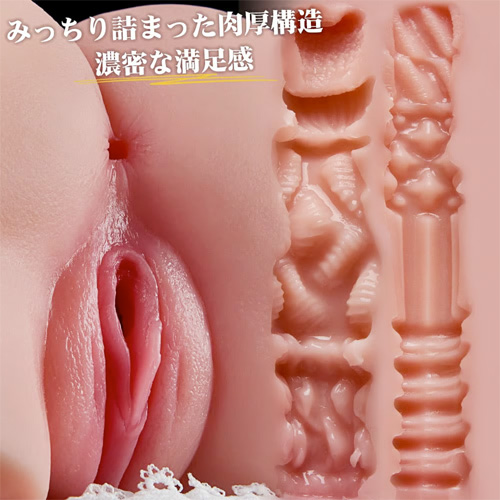 バレリーナひな 高低差開脚 とろ圧濃密挿入 2100g 肉厚ヒップ 奥深二穴構造 オナホール画像6