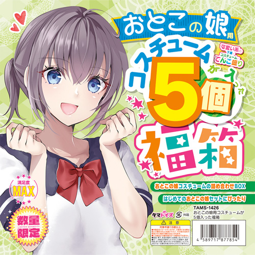 おとこの娘用コスチュームが5個入った福箱