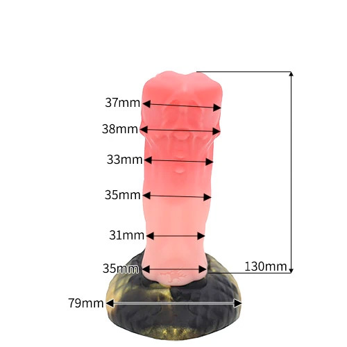 双璧 TWINS 双頭ディルド アナルプラグ 蛇苺赤画像3