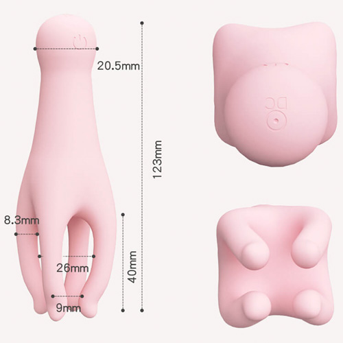 全身の性感帯を探る 指マッサージャー こねくる4指バイブ画像2