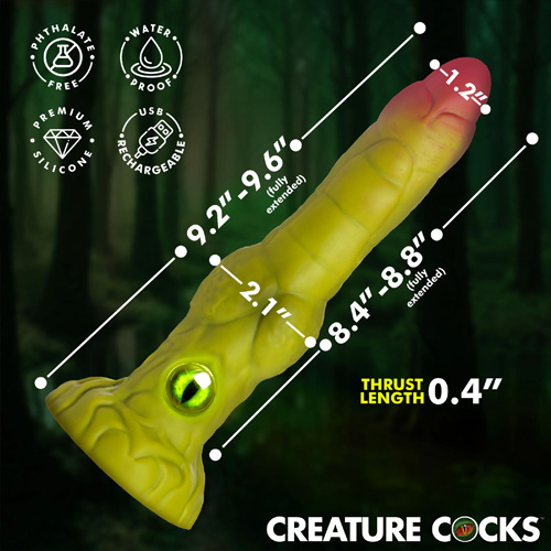 Eyegor Thrusting ＆ Vibrating Silicone Dildo画像7