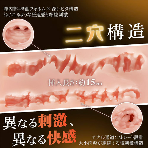 熟成ヒップ 熟女穴 黒ずみ再現 二穴据え置き型 10kg 超リアルヒップ 大型オナホ画像6