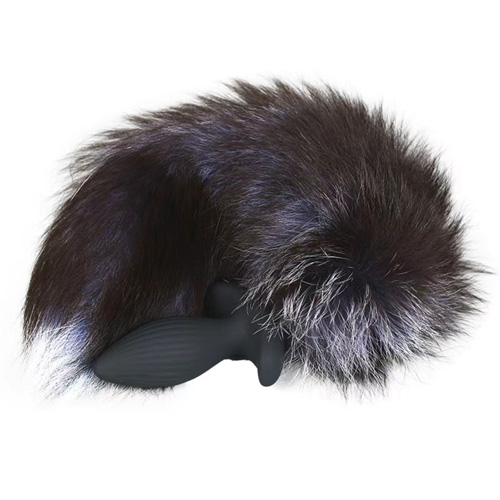 尻尾付き電動 しっぽ型バイブ アナルプラグ アニマルプラグ画像3