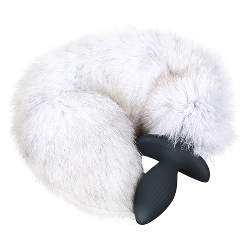 尻尾付き電動 しっぽ型バイブ アナルプラグ アニマルプラグ画像2