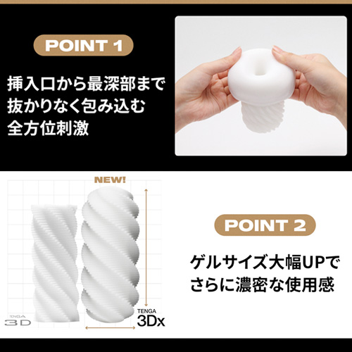 TENGA 3Dx ZEN SPIRAL FLOW画像2