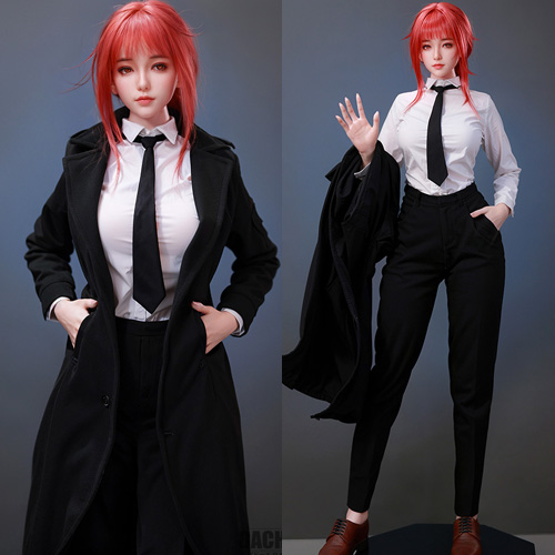 ROSE IDOL マキマ風コスチュームラブドール 75cm プラチナシリコン製 4400g ミニドール キャラクターフィギュア画像4