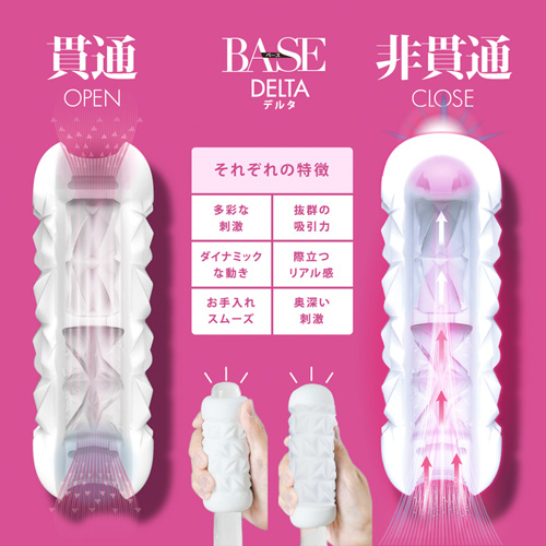 MENS MAX BASE DELTA メンズマックス ベース デルタ 貫通 非貫通画像5