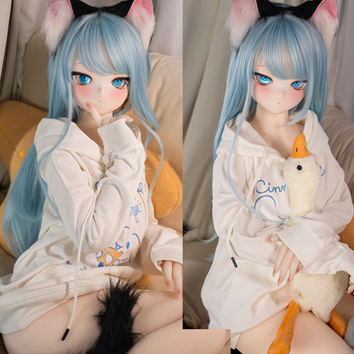 MOZU Doll S級アニメ系ラブドール 141cm バスト大 薄荷ちゃん ビニール製のヘッド＋TPEボディ 肌色＆眼球色＆メイク＆ウィッグ＆衣装は宣材写真と同じ画像2