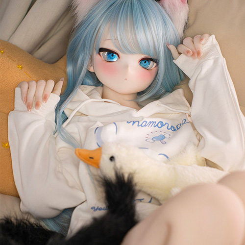 MOZU Doll S級アニメ系ラブドール 141cm バスト大 薄荷ちゃん ビニール製のヘッド＋TPEボディ 肌色＆眼球色＆メイク＆ウィッグ＆衣装は宣材写真と同じ画像3