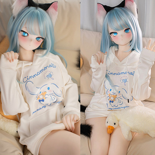 MOZU Doll S級アニメ系ラブドール 141cm バスト大 薄荷ちゃん ビニール製のヘッド＋TPEボディ 肌色＆眼球色＆メイク＆ウィッグ＆衣装は宣材写真と同じ画像5