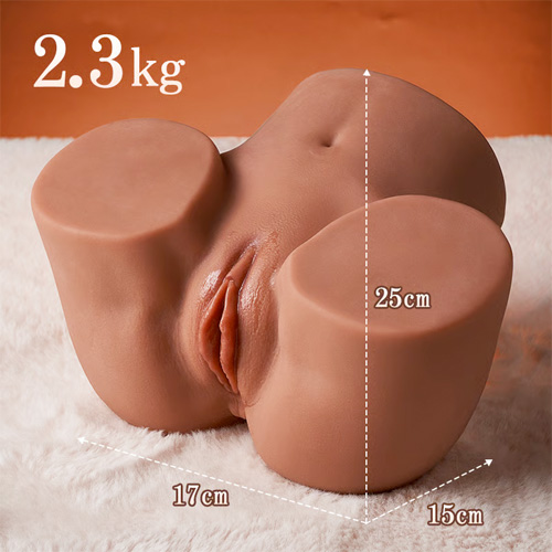 濃密ヒップライン ぷっくり肉感2300g 2穴大型オナホ画像3