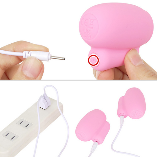 強力吸引バイブ ニップルカップローター 2個入り画像6