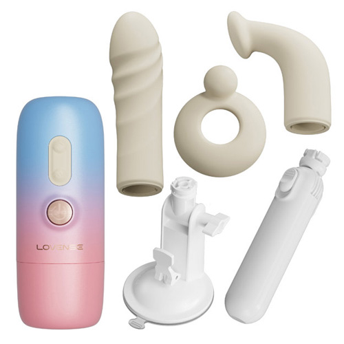 LOVENSE Spinel アタッチメント2本付きピストンバイブ ハンディ/据え置き両対応画像5