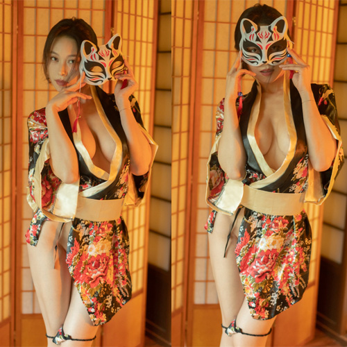 夢幻遊郭 咲き乱れる恋心 黒の花魁画像7