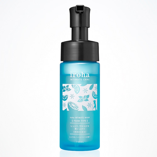iroha INTIMATE WASH FOAM TYPE イロハ インティメイト ウォッシュ フォームタイプ シトラスノートとミントの香り 150ml