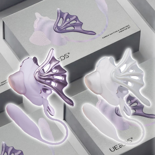 UEROS Conch Suction ＆ Insertable Vibrator Set コンク