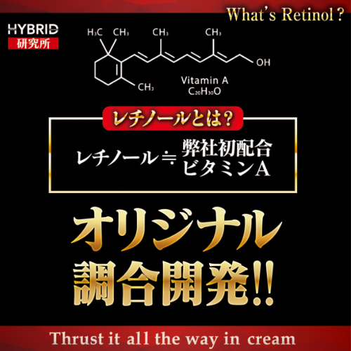 オトナの科学 高濃度レチノール配合 チン長伸びる男の長径クリーム 画像4
