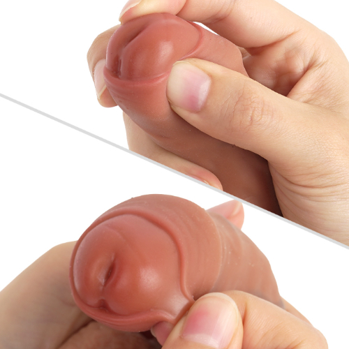 触って楽しむディルド 男子のふにゃちん ずるむけタイプ 皮かぶりタイプ画像4