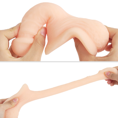 触って楽しむディルド 男子のふにゃちん ずるむけタイプ 皮かぶりタイプ画像5