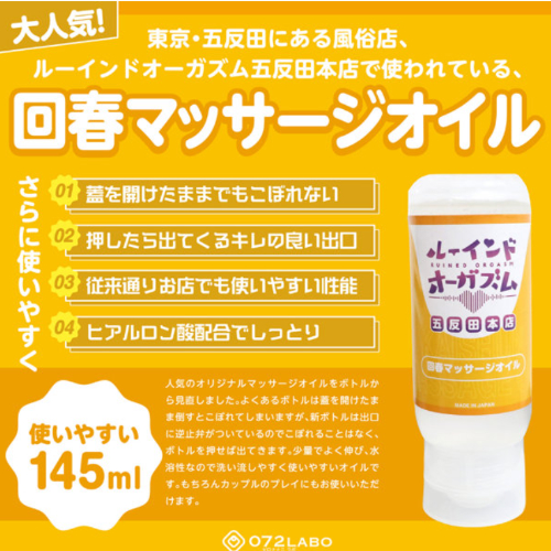 072LABO ルーインドオーガズム ローション オイル 垂れないボトル画像7