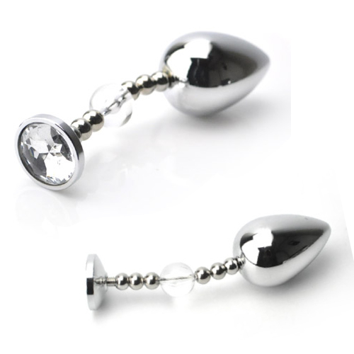 Beaded Metal Jewel Butt Plug ビーデッドメタルジュエルバットプラグ画像2
