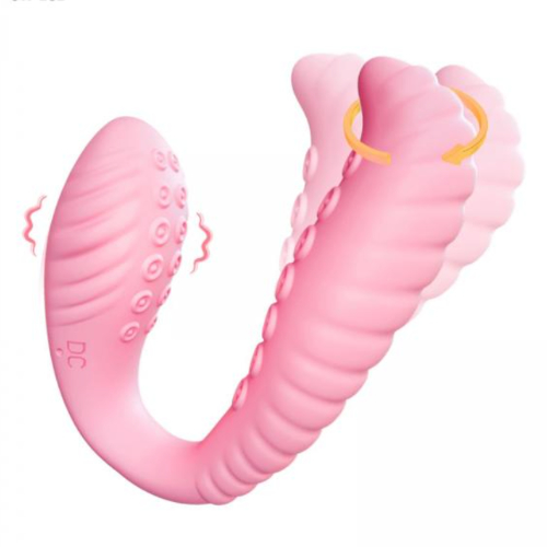 スマホ操作対応 振動×回転 2点責めバイブ画像2