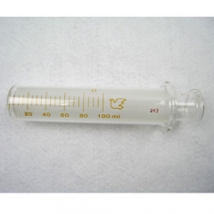 ガラスシリンジ(注射器)100ml カテーテル付