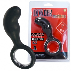 インベーダー アナルプラグ 3インチ 黒