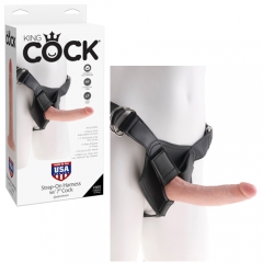 King Cock Strap-on Harness Cock キングコックナチュラル (ディルド付き)