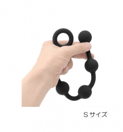 オーバルシリコンアナルビーズ Ｓサイズ