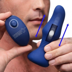 前立腺をノッキング刺激でメスイキを狙える！ 7X Slim Curved Thumping Silicone Anal Plug