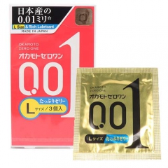 オカモトゼロワン Ｌサイズ たっぷりゼリー 3個入り